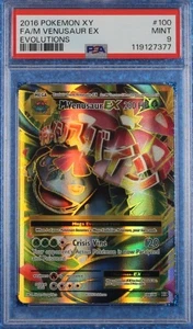 M Venusaur EX (Full Art) 100/108 Evolutions Holo Graded MINT - Picture 1 of 2