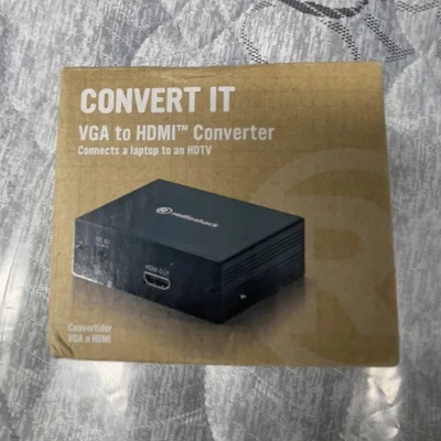 RadioShack VGA to HDMI Converter Laptop To An HDMI 3.5mm Audio Cable - Image 1 of 4