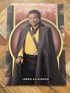 2022 Topps Star Wars Masterwork Lando Calrissian #20 Red Parallel 1/25 - Picture 1 of 2