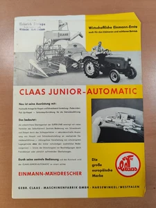 Claas Junior Automatic Traktor Prospekt tractor brochure M3 - Picture 1 of 4