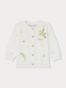 Bonpoint Claudie Cardigan Milk White, 12m - Picture 1 of 8