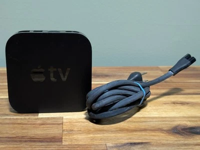 Apple TV 3rd Generation ➡️ WiFi Media Streamer Black A1469 - Tested - No Remote - Image 1 of 4