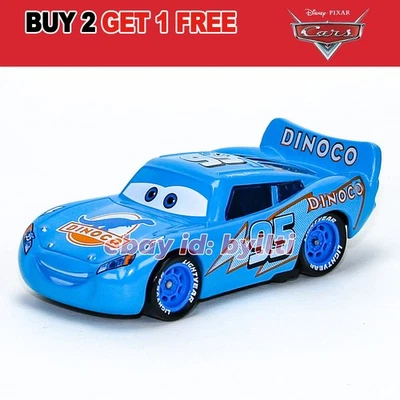 美泰迪士尼皮克斯汽车 Dinoco Lightning McQueen 1:55 压铸汽车,全新散装 — 第 1/4 张图片
