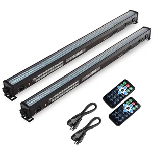 2x DMX512 Stage Light Bar 252 LED Wall Wash Lights Disco DJ Party Xams Wedding - Picture 1 of 12