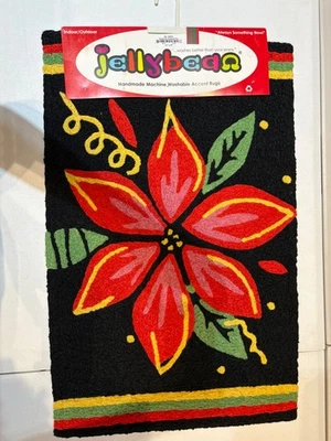 Alfombra de pascua pintada Jelly Bean 21x33 pulgadas lavable a máquina BRND NUEVA Foto 1 de 4