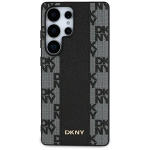 Funda protectora DKNY Samsung S25 Ultra MagSafe patrón a cuadros negra - Imagen 1 de 8