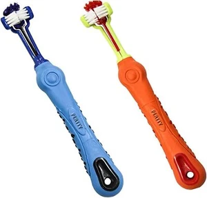 Pet Toothbrush Dog Brush Addition Bad Breath Tartar Teeth Care Dog Cat Cleaning - Picture 1 of 8