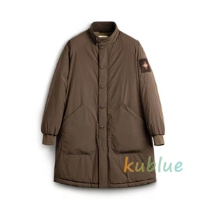 Cappotto uomo Maden vintage cotone imbottito invernale caldo militare cappotto marrone sciolto - Foto 1 di 9