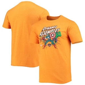 Houston Dynamo FC Marvel Avengers Assemble Fanatics Tri-Blend T-Shirt Small NEW  - Picture 1 of 5