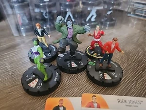 TEAM HULK Heroclix - Joe Fixit She Hulk Doc Samson Rick Jones John Jameson - Foto 1 di 7