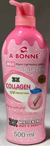 A Bonne Milk Power Lightening Lotion + Collagen, 16.9 oz. (500mL) - EXP: 2026 - Picture 1 of 5