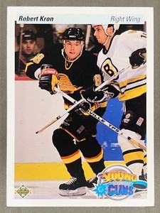 1990-91 Upper Deck - Young Guns #528 Robert Kron (RC)