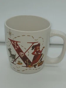Abc Disney Mug X Marks The Spot Mug Nwt Skulls Treasure Bones Compass - Picture 1 of 6