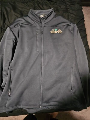 Great Smoky Mountain National Park Men's Gray XXL Full Zip Jacket EUC Foto 1 de 4