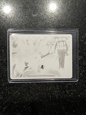 2013 Topps Santana Moss Black Printing Plate 1/1 Redskins Miami Hurricanes
