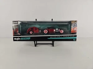 2018 Maisto Design Tow & Go  1929 Ford Model A & Traveler Trailer 1/64 Scale - Picture 1 of 4
