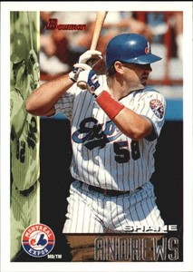 1995 Bowman Montreal Expos Baseball Card #60 Shane Andrews
