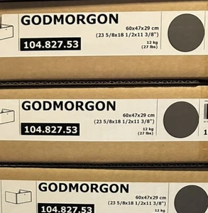 Qty 1 IKEA Godmorgon Bathroom vanity Gillburen dark gray 23 5/8x18 1/2x11 3/8 " - Picture 1 of 5