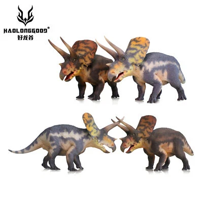 HAOLONGGOOD 1:35 Torosaurus Model Ceratopsidae Dinosaur Animal Collection Decor - Image 1 of 4