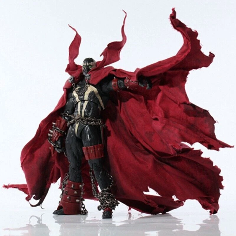1/12 Scale Rode Custom Deluxe Spawn Red Wired Cape for Mcfarlane Only Cloak - Image 1 of 4