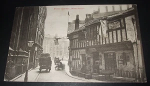 1903 Echtfoto Stil Postkarte POETS' CORNER MANCHESTER Oldtimer Straßenbahn Haus - Bild 1 von 2
