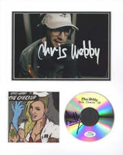 Chris Webby Autographed 11x14 Custom Framed CD Photo The Checkup ACOA