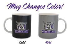 Color Changing! Weber State University Wildcats Heat Sensitive Coffee Mug