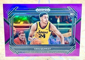 35/75 Kris Murray - 2023 Prizm Draft Picks Variations Horizontal Purple Prizm RC