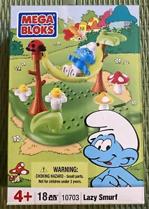 Mega Bloks I Puffi 10703 Puffo Pigro 18 Pezzi 2012 - Foto 1 di 2