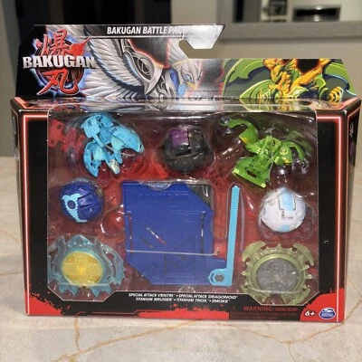 Bakugan Battle Pack - Special Attack Ventri and Dragonoid Figures - NEW & SEALED - Image 1 of 4
