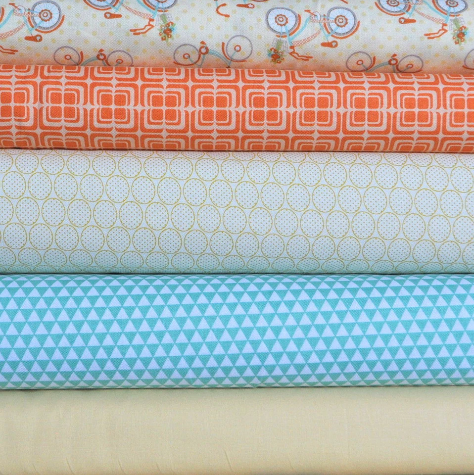 Riley Blake Dress up Days by Doohikey Designs Bikes C2921 Yellow