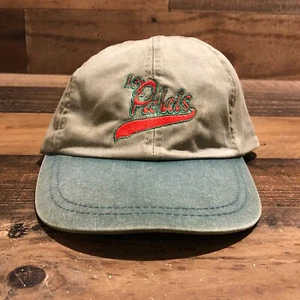 Gorra vintage Le Palais con tirantes para hombre beige verde Quebec Canadá años 90 - LEER - Imagen 1 de 12