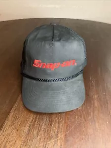 Vintage Snap-On Tools Mesh Trucker Hat Cap 80s 90s Cobra Hat Red Black - Picture 1 of 11