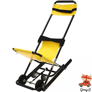 Treppenstuhl Medizinischer Notfall Evakuierung 4 Rollen Lift Rollstuhl 350,53LBS - Bild 1 von 8