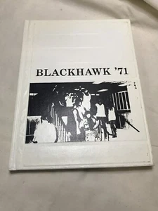 Vtg 1971 Yearbook Milton High School Annual Blackhawk WI Wisconsin - Picture 1 of 12