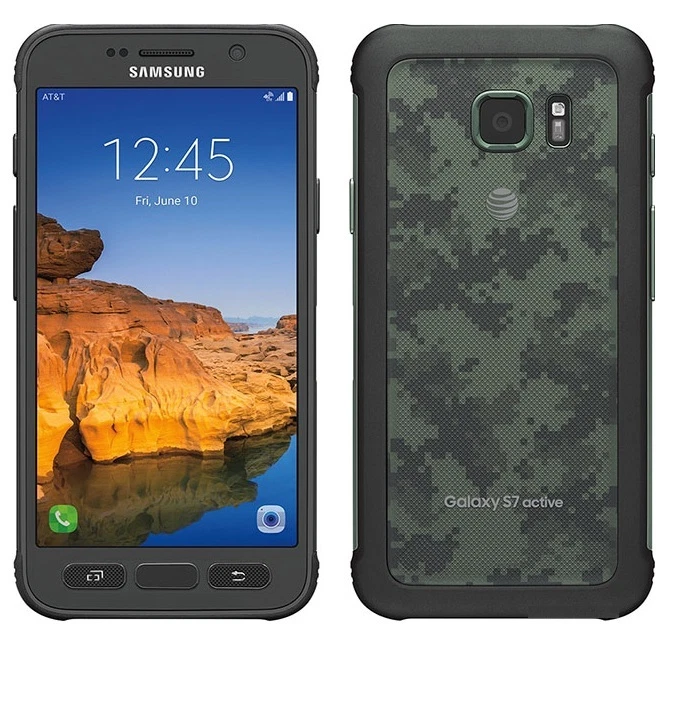 Smartphone Samsung Galaxy S7 Active G891A 32GB AT&T Desbloqueado MUY BUENO Verde EE. UU. Foto 1 de 1
