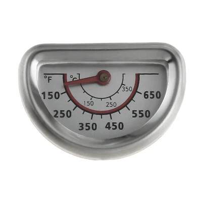 150F-650F BBQ Grill Lid Thermometer Gauge Heat Indicator For Charbroil 463241314 - Image 1 of 4