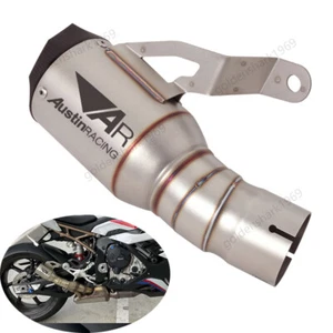 For BMW S1000RR 2019-2025 S1000R 2021-2025 Exhaust Muffler Pipe Slip On 60mm Tip - Picture 1 of 9