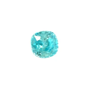 NATURALE 2,95 ct vivido NEON zircone blu taglio cuscino pietra preziosa sfusa 7,8 x 7,5 mm VS - Foto 1 di 3
