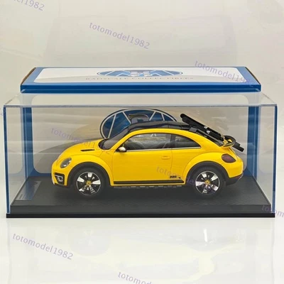 1:18 Volkswagen Beetle Dune Concept Radscale Collectibles Resin Model Car Yellow - Image 1 of 4