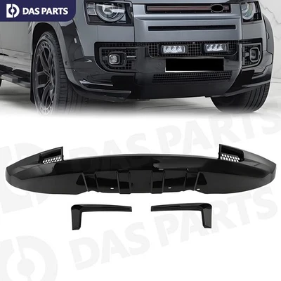 Front Lip Chin Canards Bumper Fits For Land Rover Defender 90 110 130 2020-2024 Foto 1 de 4