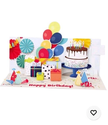 Pop-Up Panoramics Birthday Greeting Card - Birthday Party - Image 1 of 2