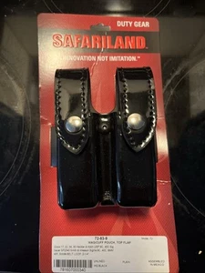 Safariland Double Mag Magazine & Cuff Holster Pouch 72-83 Glock 17 22 34 35 + - Picture 1 of 4