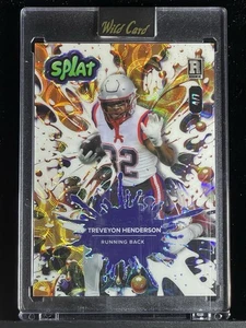 2025 WC Splat Treveyon Henderson Orange Kaleidoscope Foil /7 RC *HOT ROOKIE - Picture 1 of 4