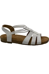 Earth Origins Leather Sling-Back Sandals Laney White - Picture 1 of 4