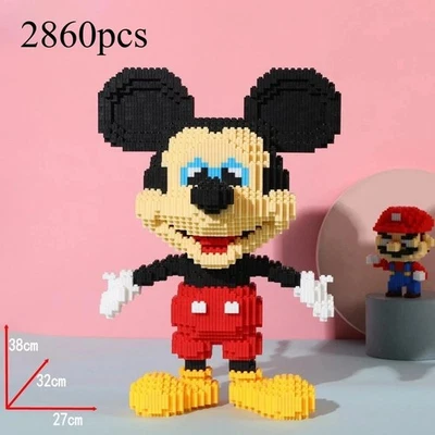 Disney Mickey Mouse & Minnie Mouse Large Building Blocks 2900pc Unassembled - Image 1 of 4