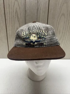 Vintage Youngan Branson Mütze Kappe italienische Wolle verstellbar Trucker Freizeit braun - Bild 1 von 11