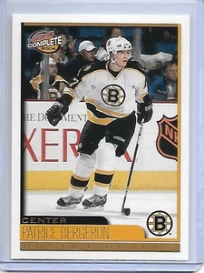 2003-04 PACIFIC COMPLETE PATRICE BERGERON ROOKIE HOCKEY CARD - Picture 1 of 1