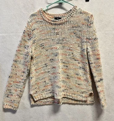 Suéter Gap Para Mujer M Colorido Tejido Cuello Redondo Invierno Acogedor Cómodo Grueso Tejido Foto 1 de 4