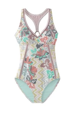 Prana Swimsuit Women's Khari One Piece Swimsuit in Lava Glow Size XL - Image 1 of 4